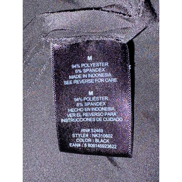 Norma Kamali Fit & Flare Knee Length Dress Women's Med Swing Skirt Stretch Chic - Picture 7 of 7